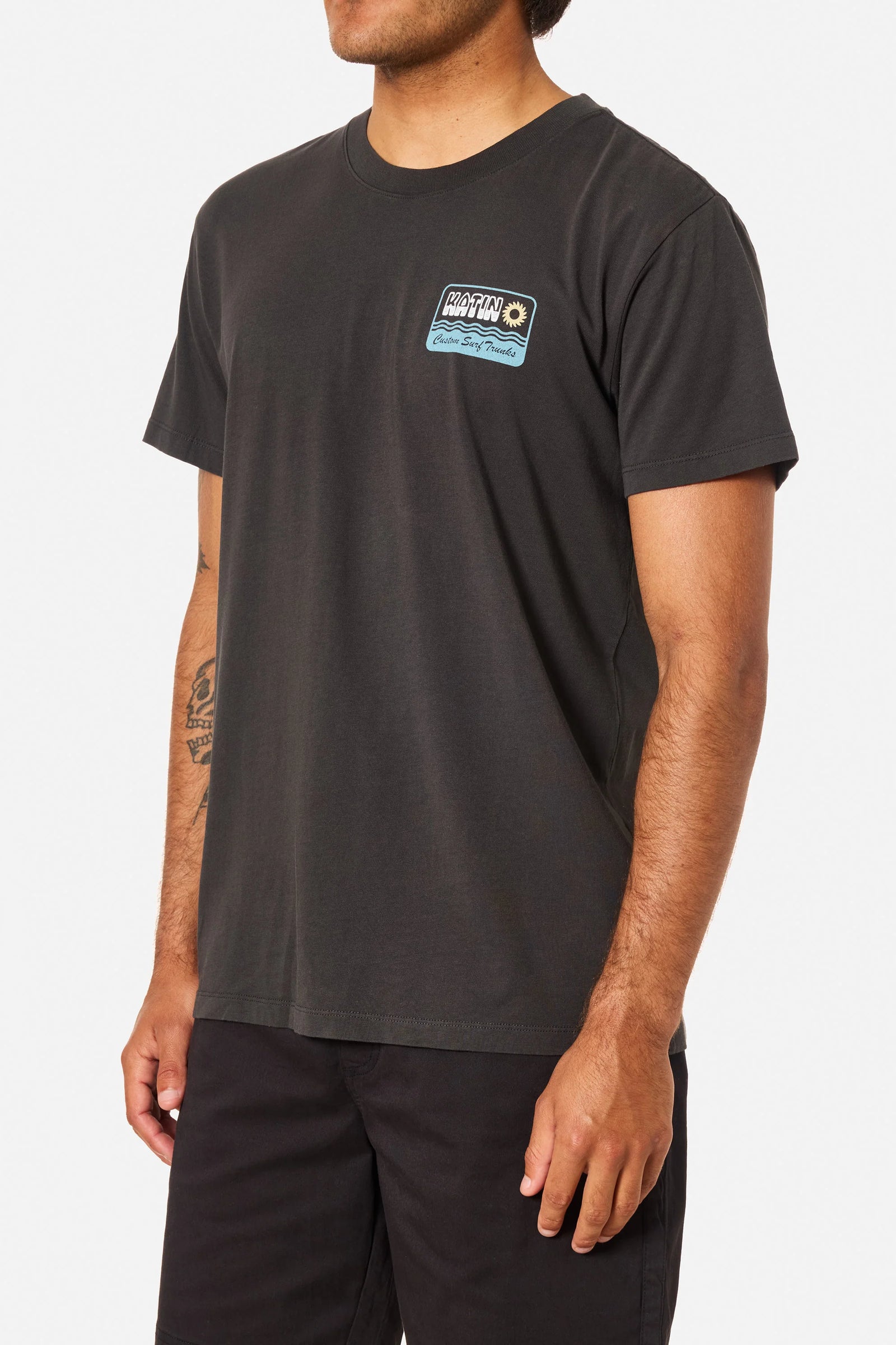 Katin M SS Aquatics Tee BLACK WASH