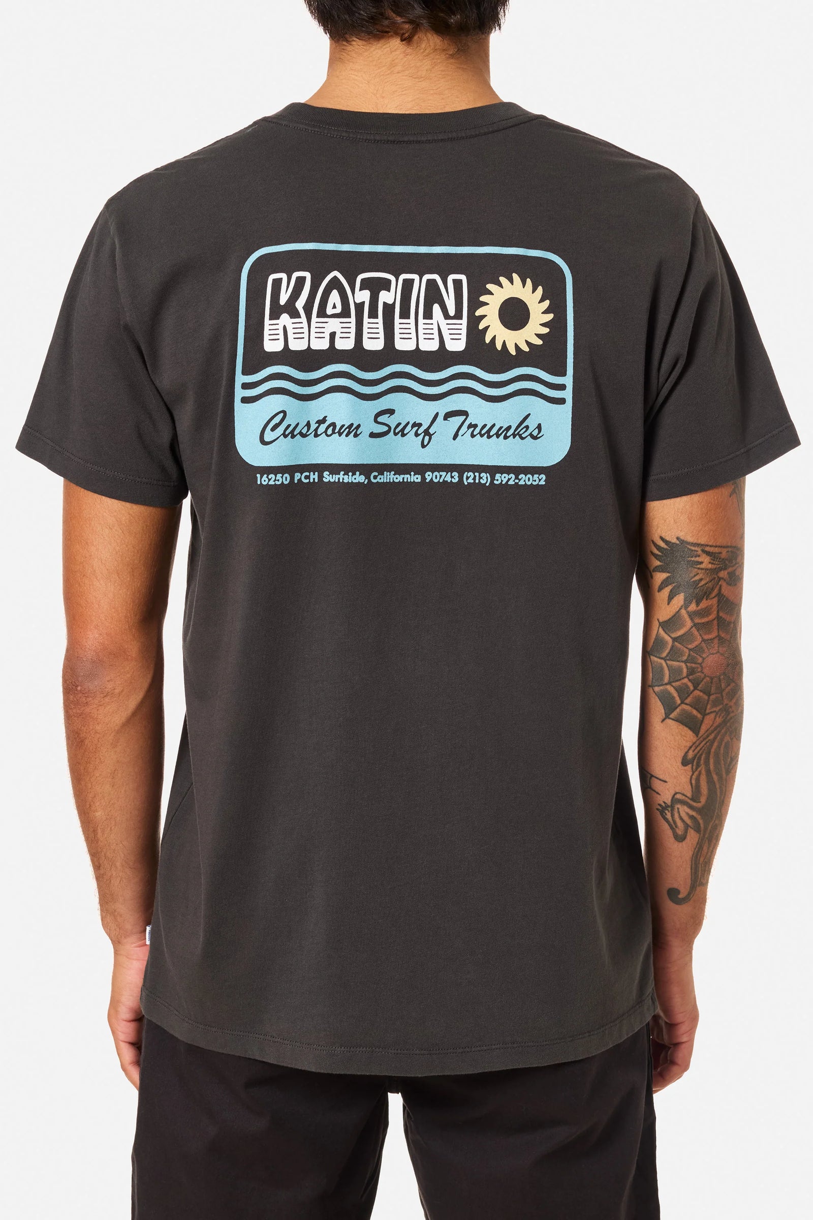 Katin M SS Aquatics Tee BLACK WASH