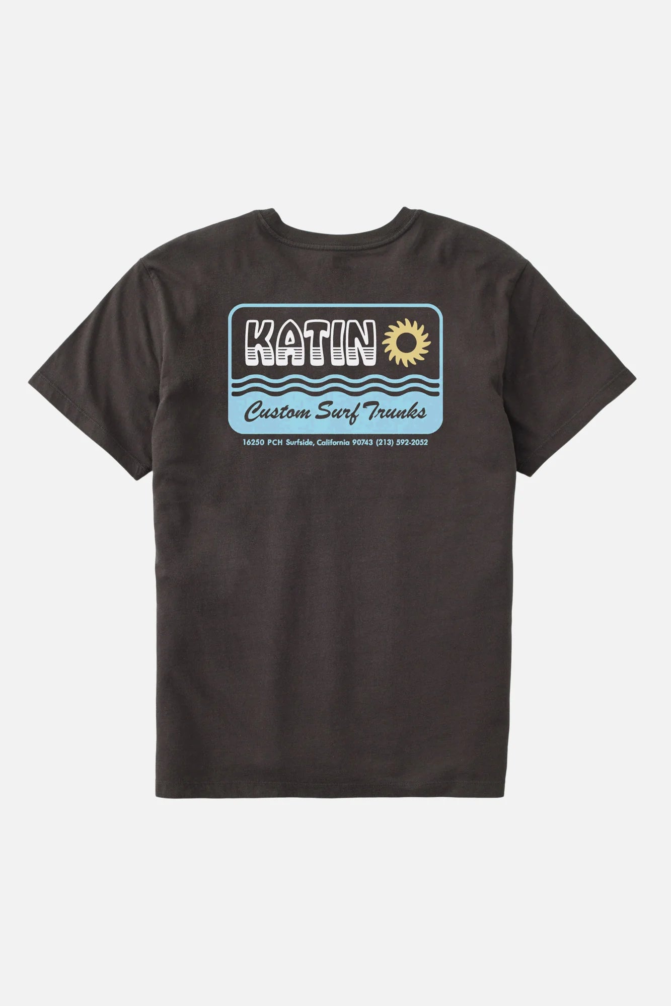 Katin M SS Aquatics Tee BLACK WASH