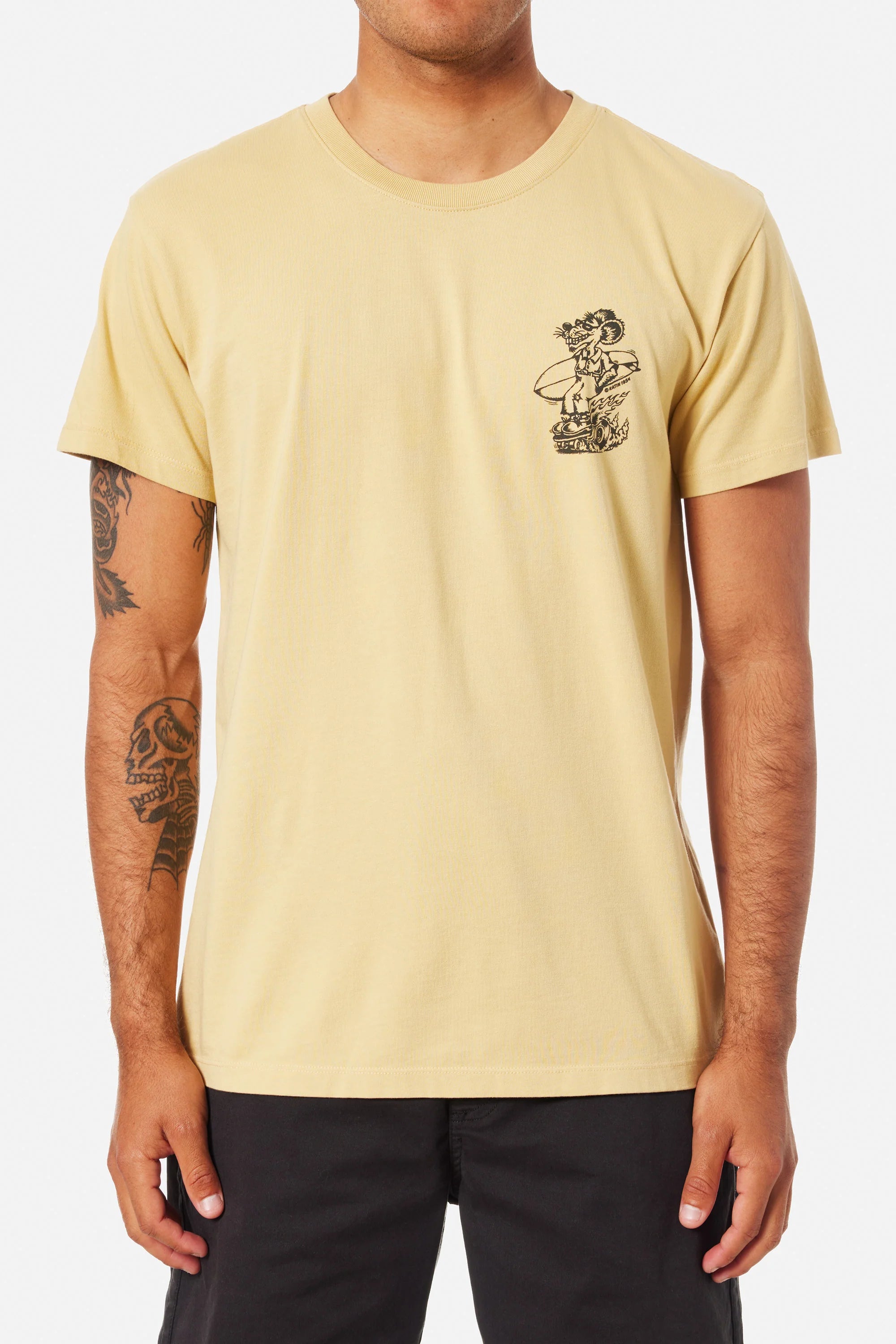 Katin M SS Boogie Tee BUTTER SAND WASH