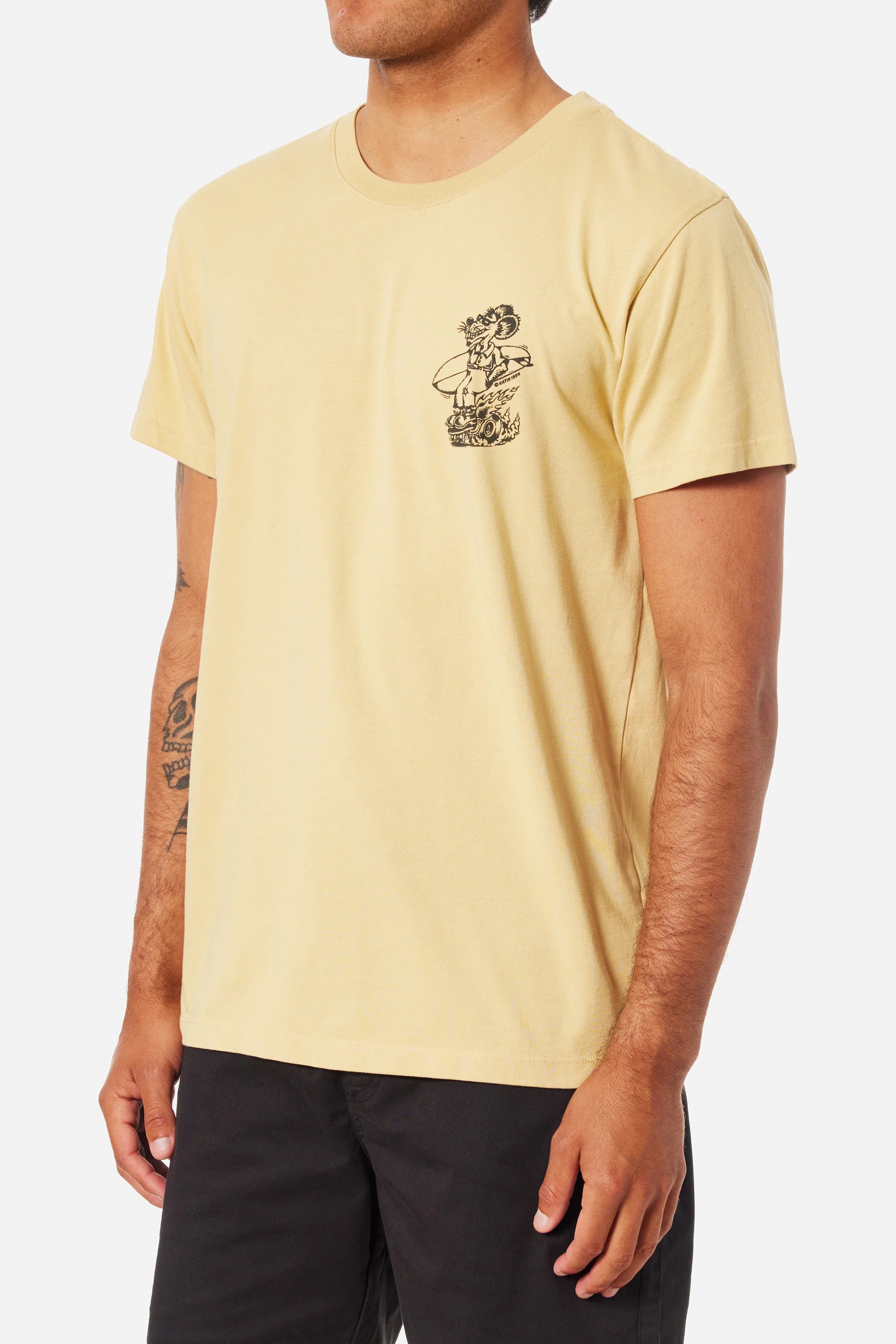 Katin M SS Boogie Tee BUTTER SAND WASH