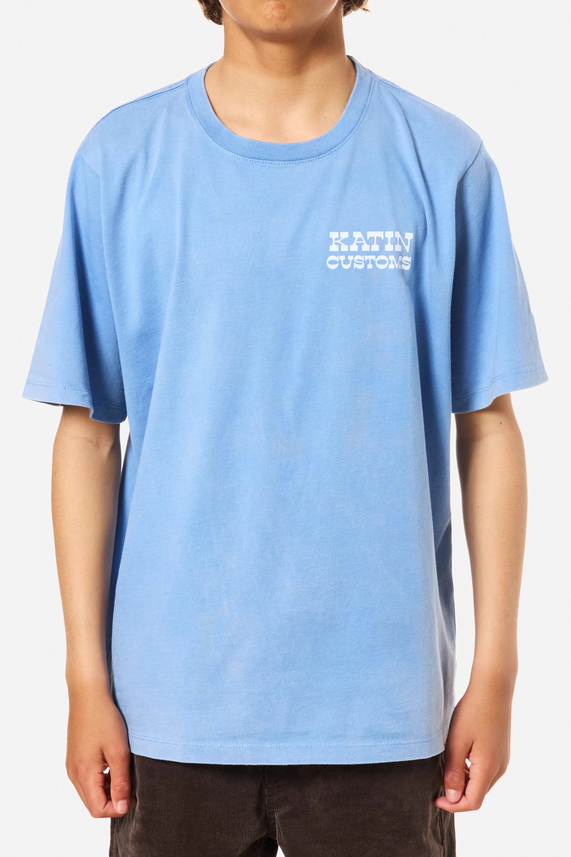 Katin Boys SS Drainer Tee VINTAGE WHITE