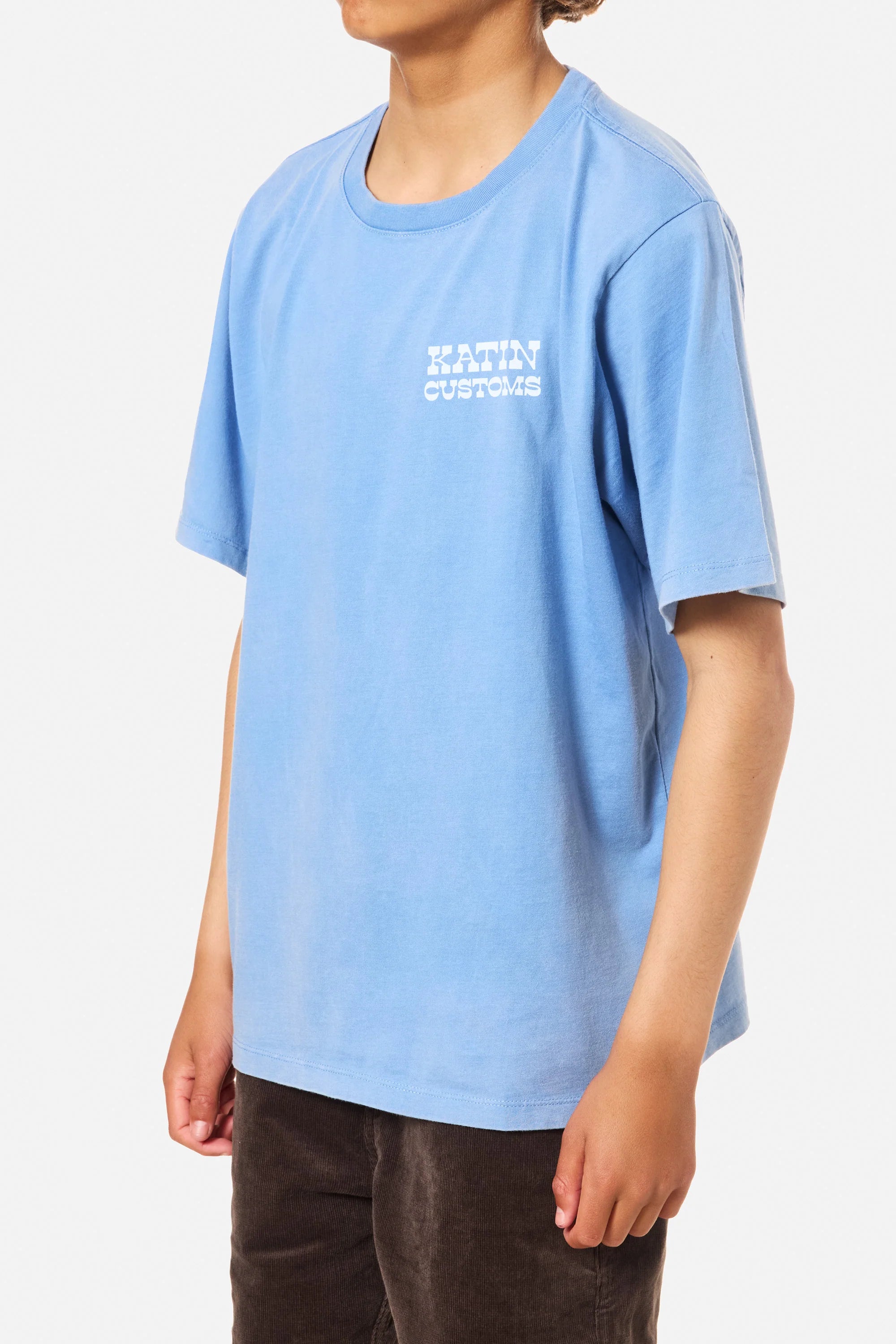 Katin Boys SS Drainer Tee VINTAGE WHITE