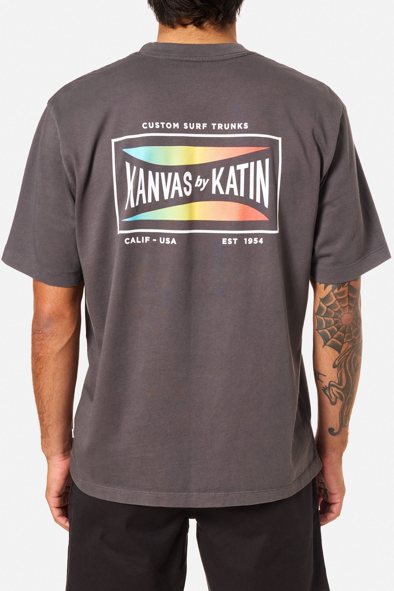 Katin M SS Scrubber Relaxed Tee BLACK WASH PIGMENT