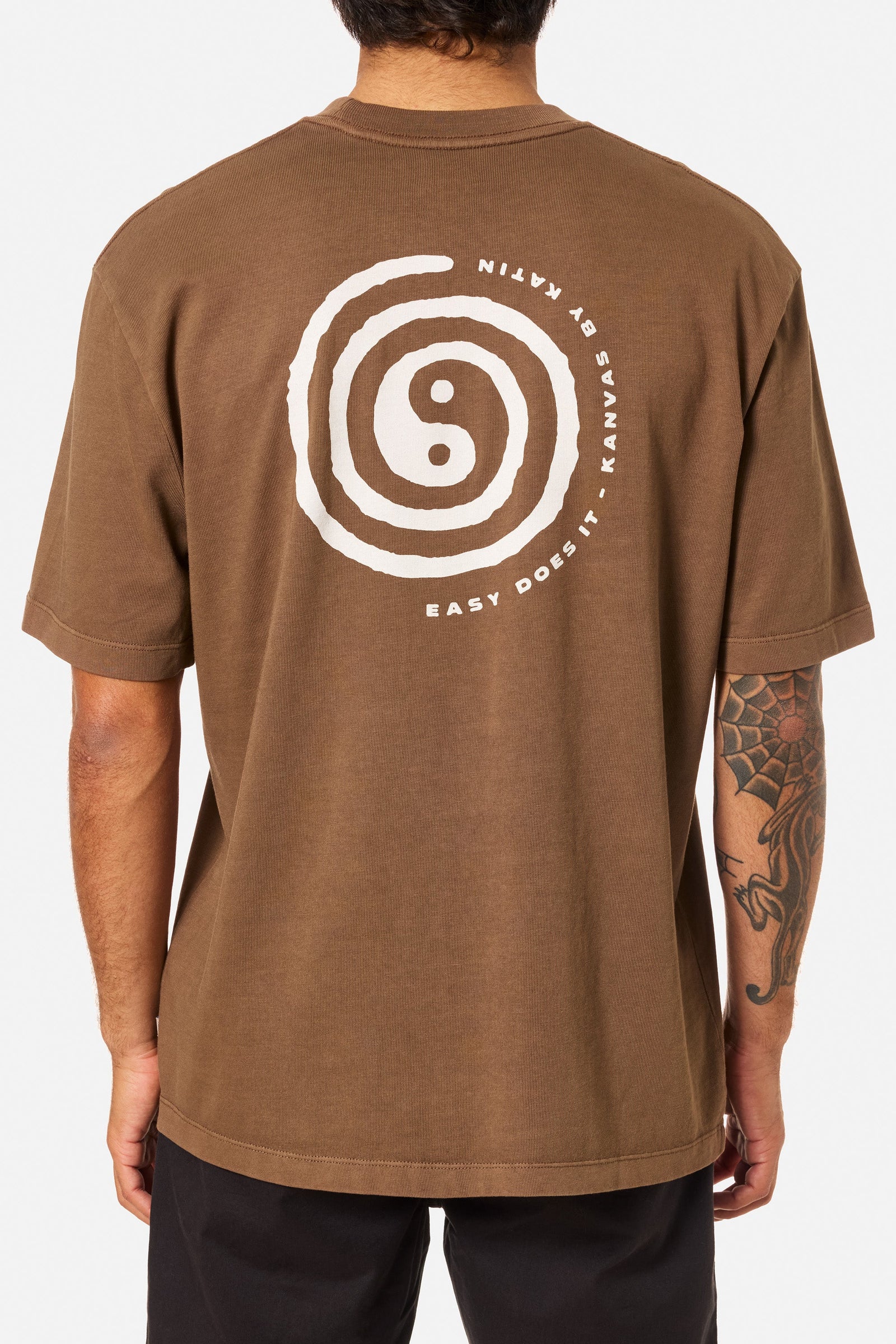 Katin M SS Swirl Relaxed Tee RAIN DRUM PIGMENT DYE