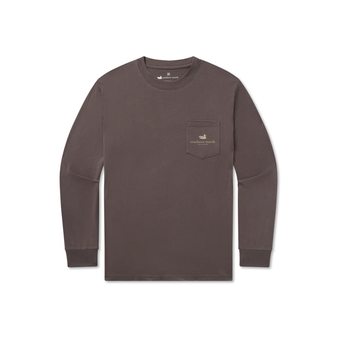 Southern Marsh M LS Duckstamp Pintail Tee IRON GRAY