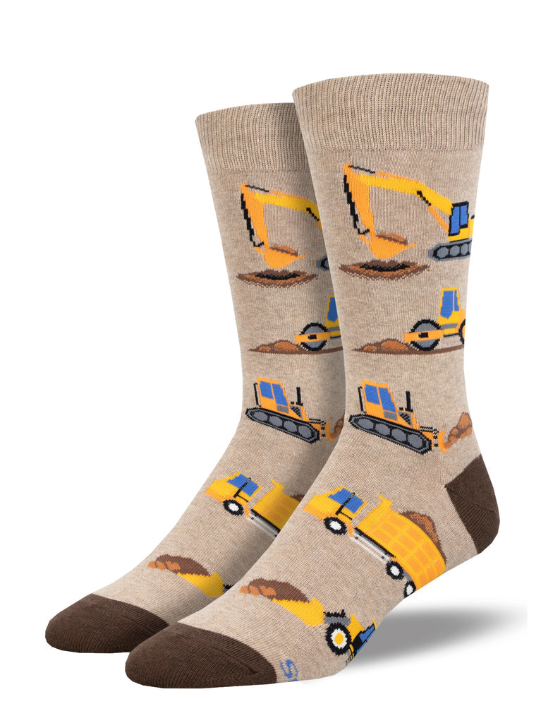 Socksmith M Under Construction HEMP HEATHER