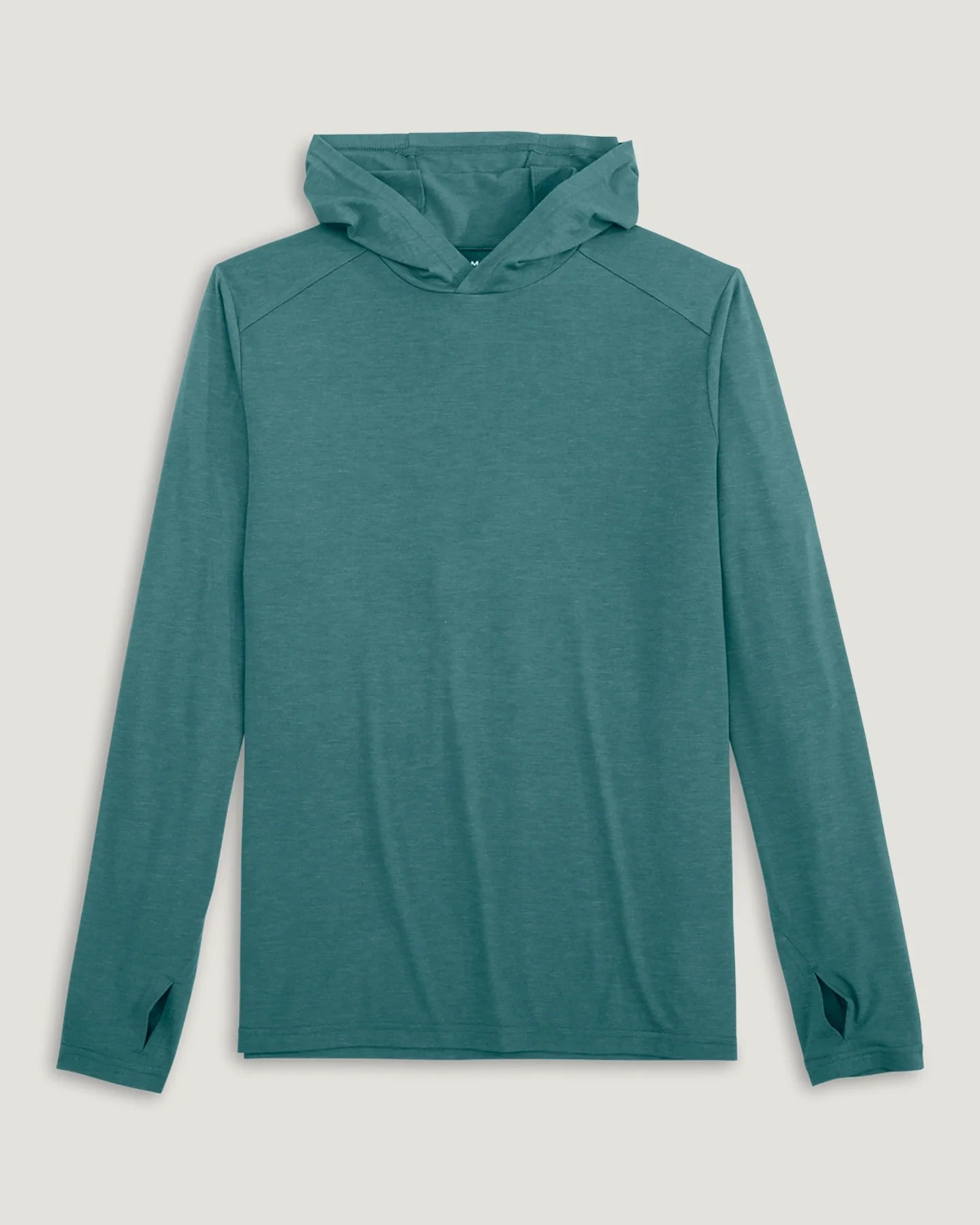Free Fly M  Bamboo Shade Hoody HEATHER SEA PINE