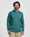 Free Fly M  Bamboo Shade Hoody HEATHER SEA PINE
