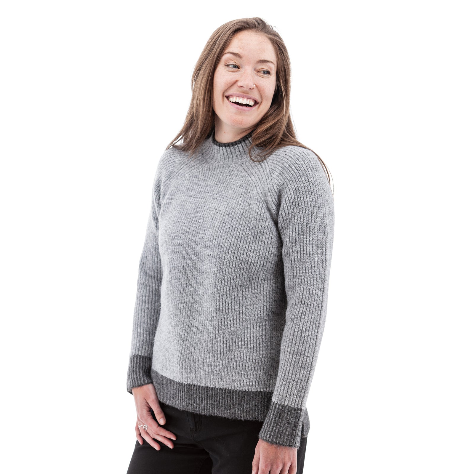 Aventura W Homecoming Sweater CHARCOAL GREY
