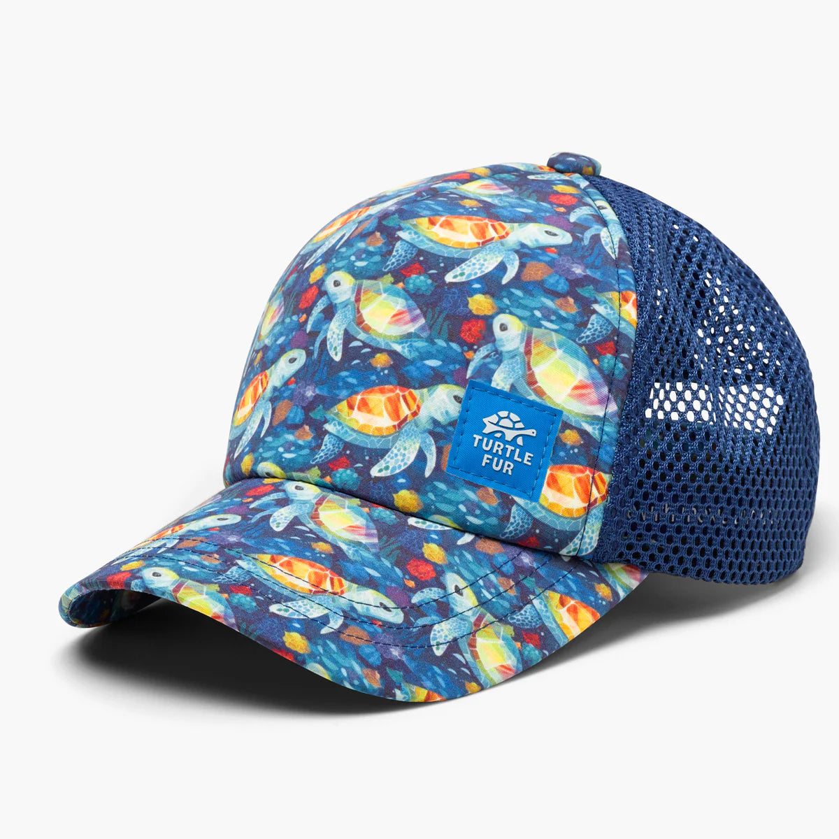 Turtle Fur Kids Quest Trucker Hat NAVY