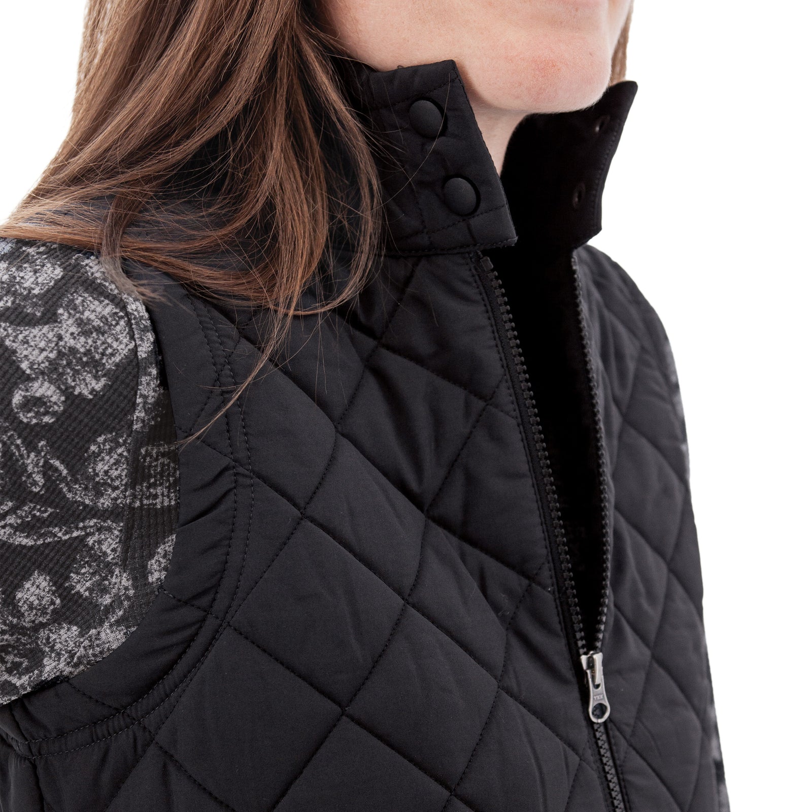 Aventura W Flurry Quilted Vest BLACK