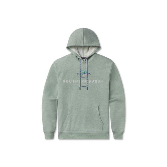 Southern Marsh M Hecho Hoodie Fly Outlines BURNT SAGE