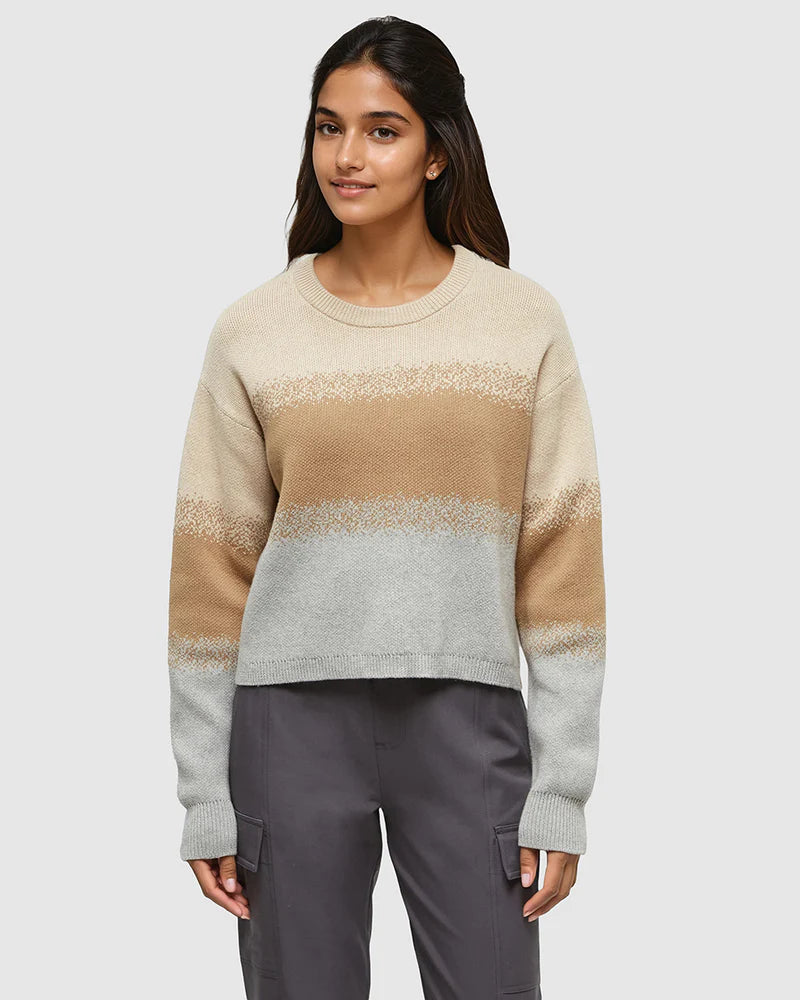 Pull tentree W Kessler, couleur WARM OAK HEATHER/FADE