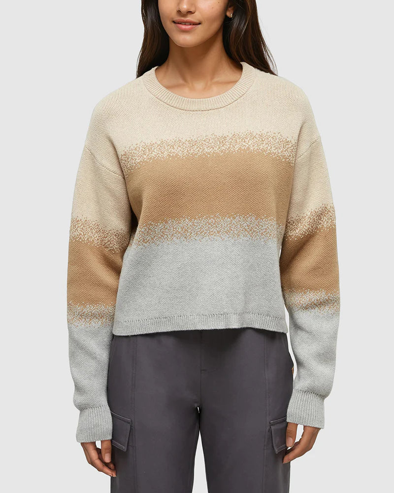 Pull tentree W Kessler, couleur WARM OAK HEATHER/FADE