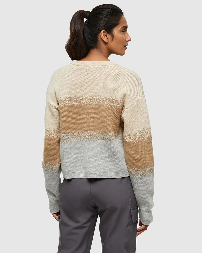 Pull tentree W Kessler, couleur WARM OAK HEATHER/FADE