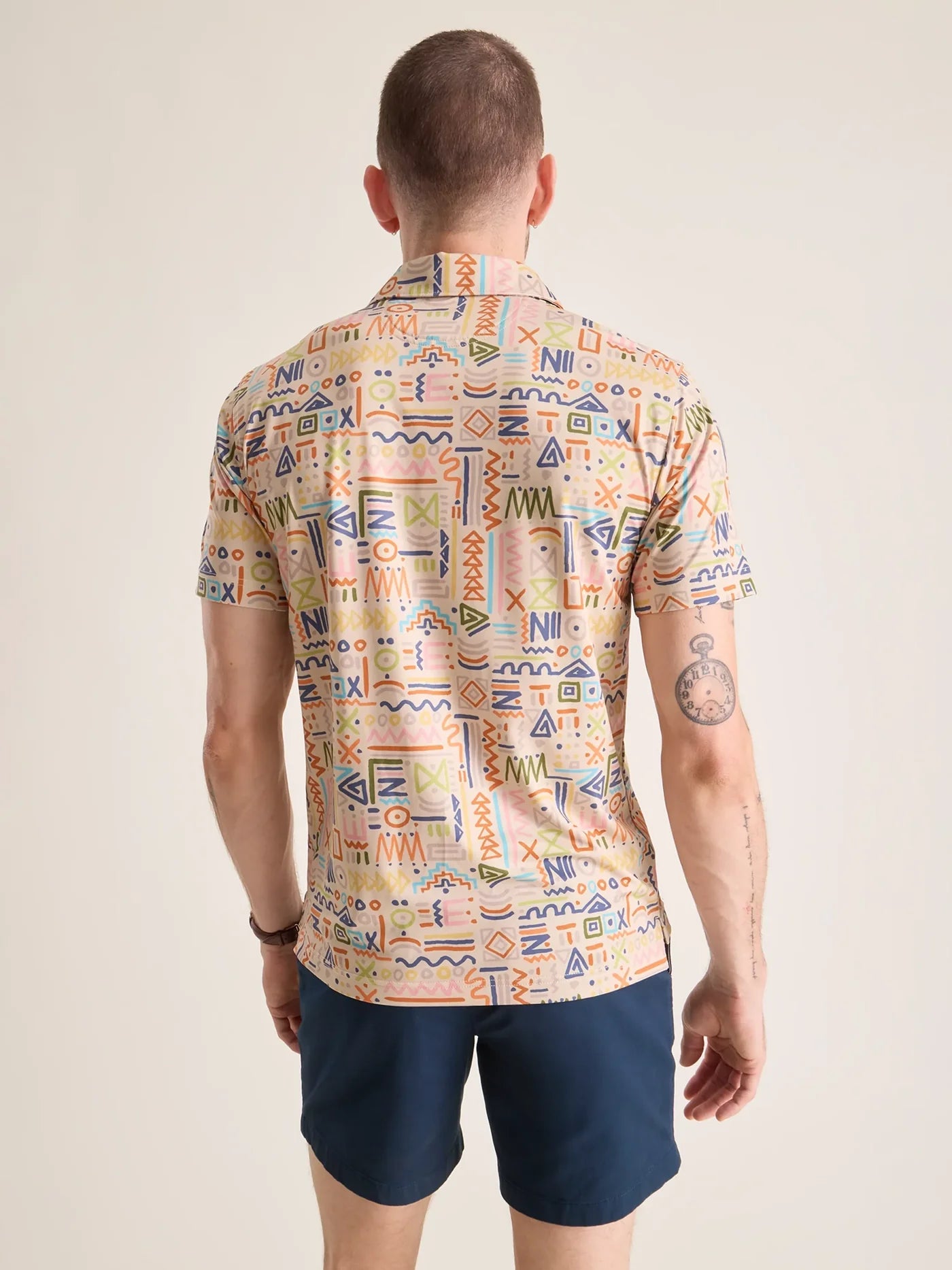 Chubbies M SS Performance Polo THE DISCO DESERTS