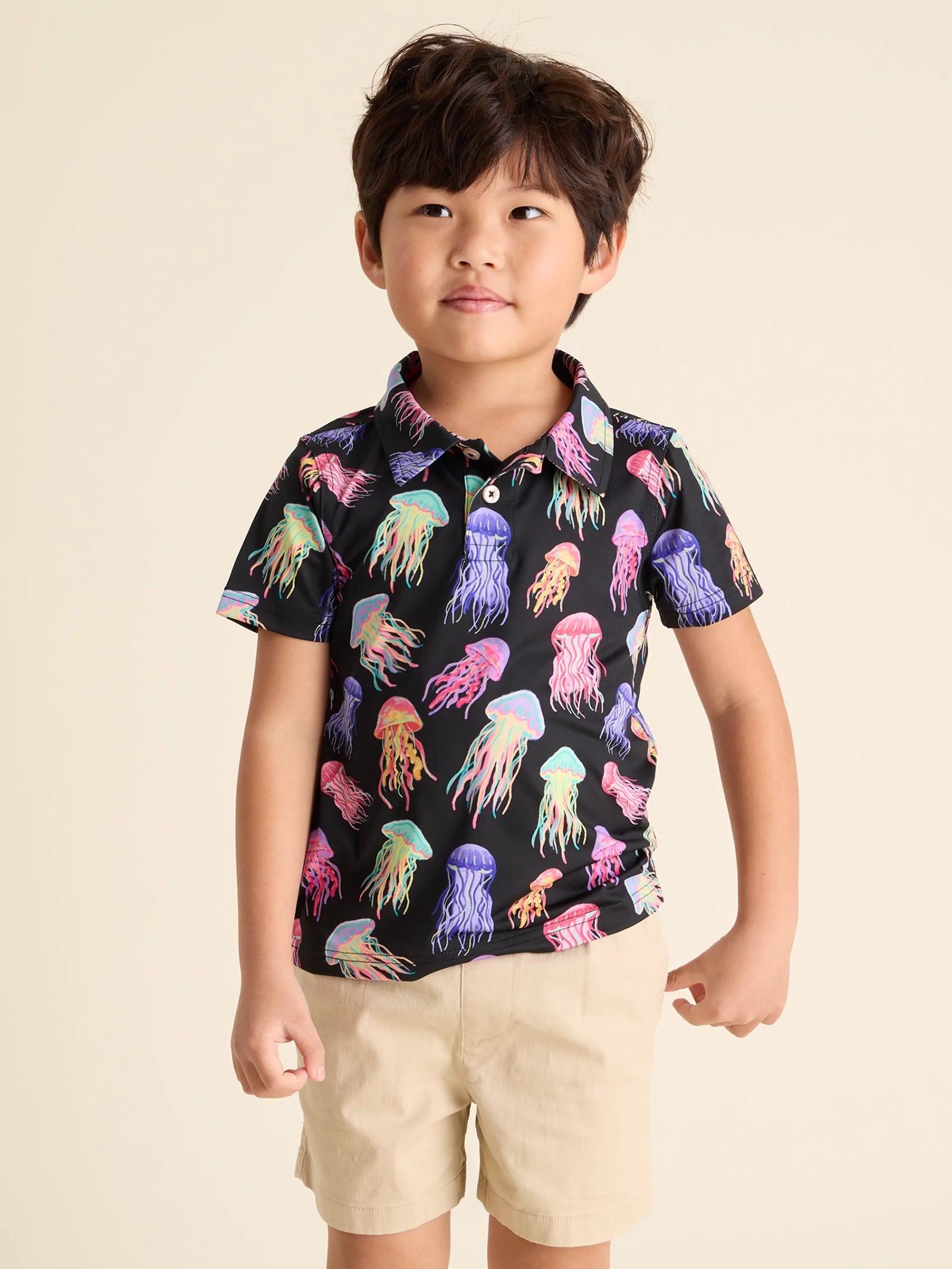 Chubbies Kids Performance Polo LIL DONT BE JELLY