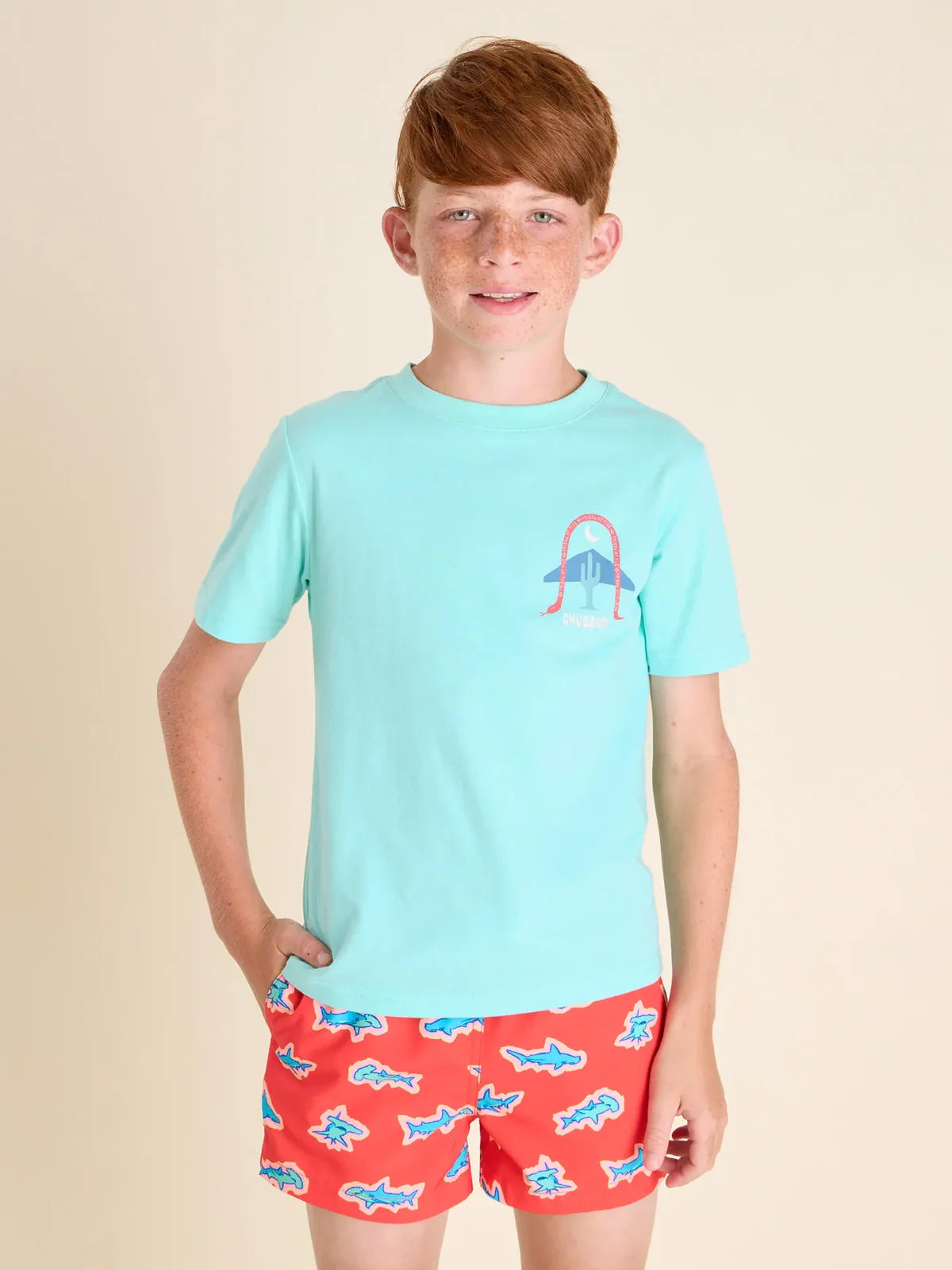Chubbies Youth SS Pocket Tee POP ART DECO