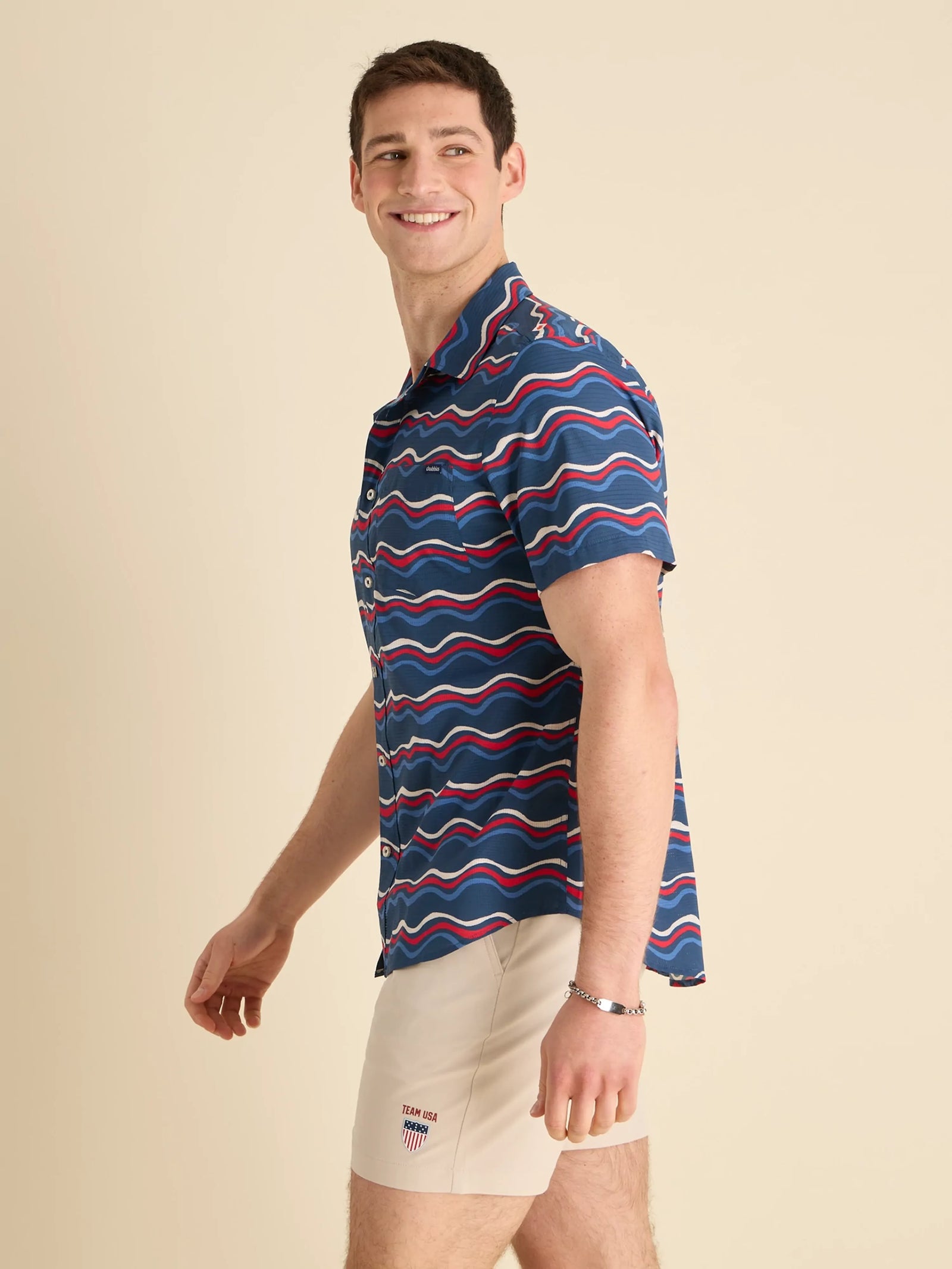 Chubbies M SS Friday Shirt THE SEA TO SHINING SEA