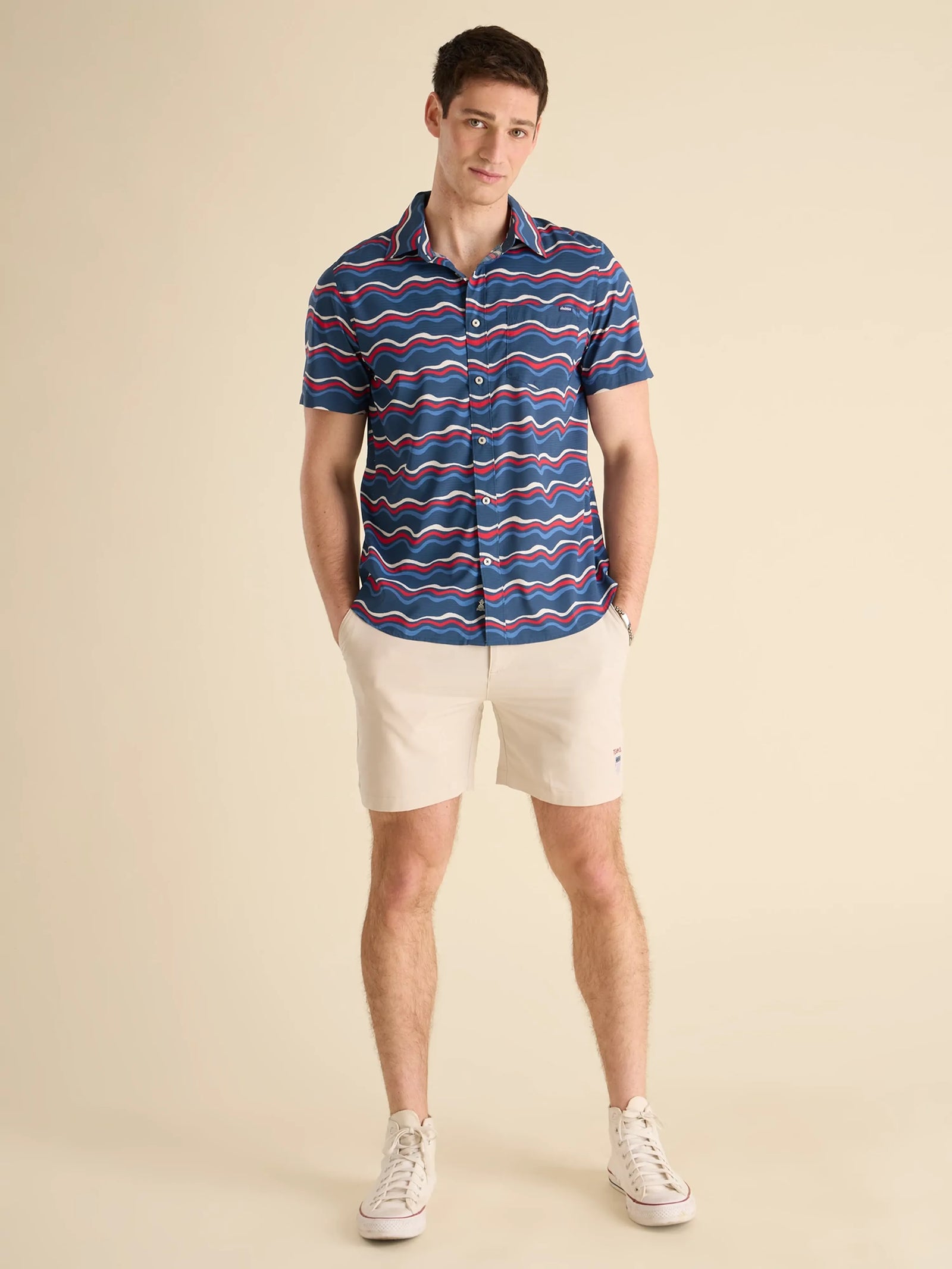 Chubbies M SS Friday Shirt THE SEA TO SHINING SEA