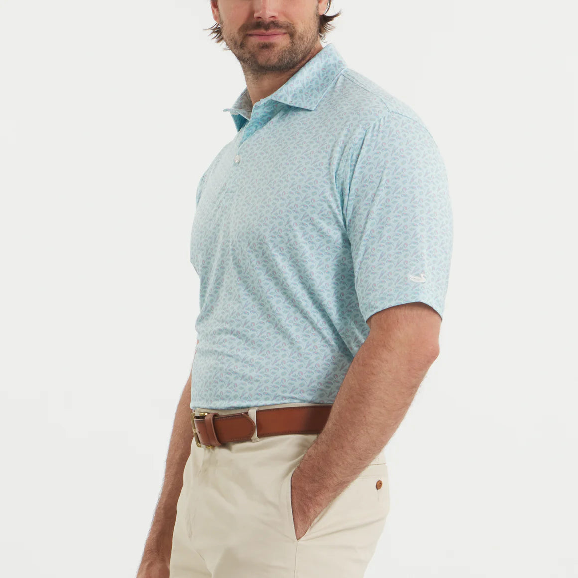 Southern Marsh M Flyline Polo After the Boil ANTIGUA BLUE