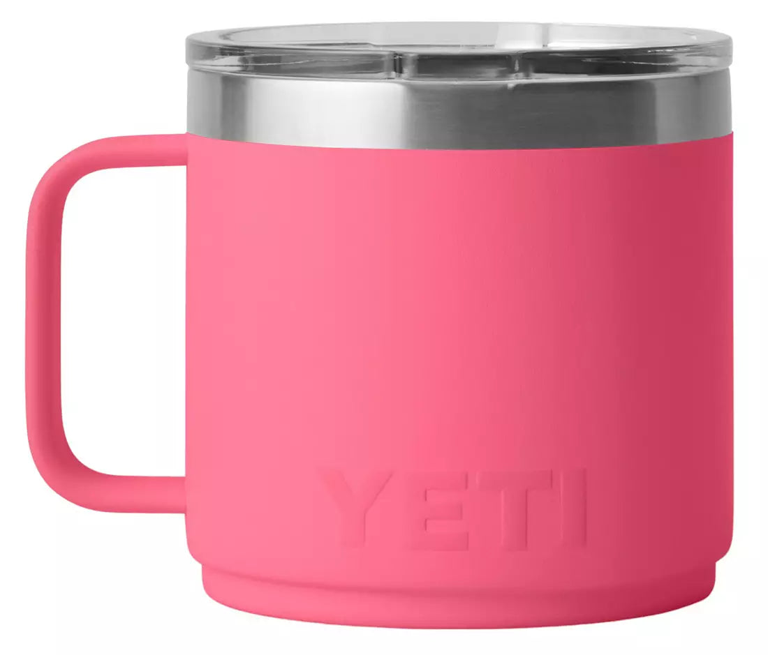 Yeti Rambler 14 oz Mug TROPICAL PINK