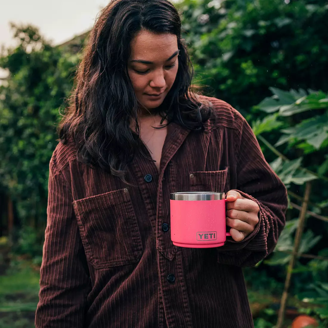 Yeti Rambler 14 oz Mug TROPICAL PINK