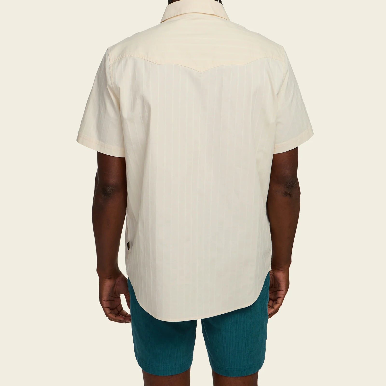 Howler Bros M Deluxe Crosscut Snapshirt FLOWER POWER OFF WHITE DOBBY