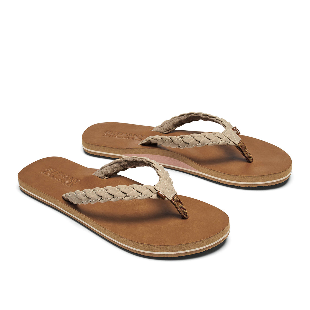 Cobian W Bethany Braided Pacifica CREAM