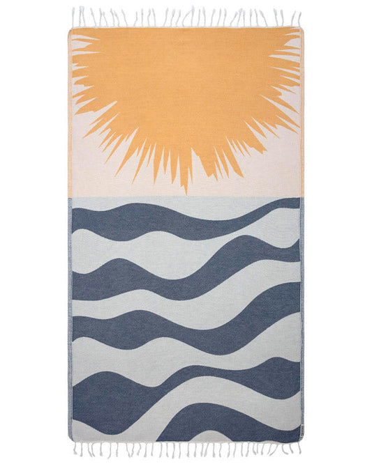 Sand Cloud Sunburst Surfrider Towel REG NAVY