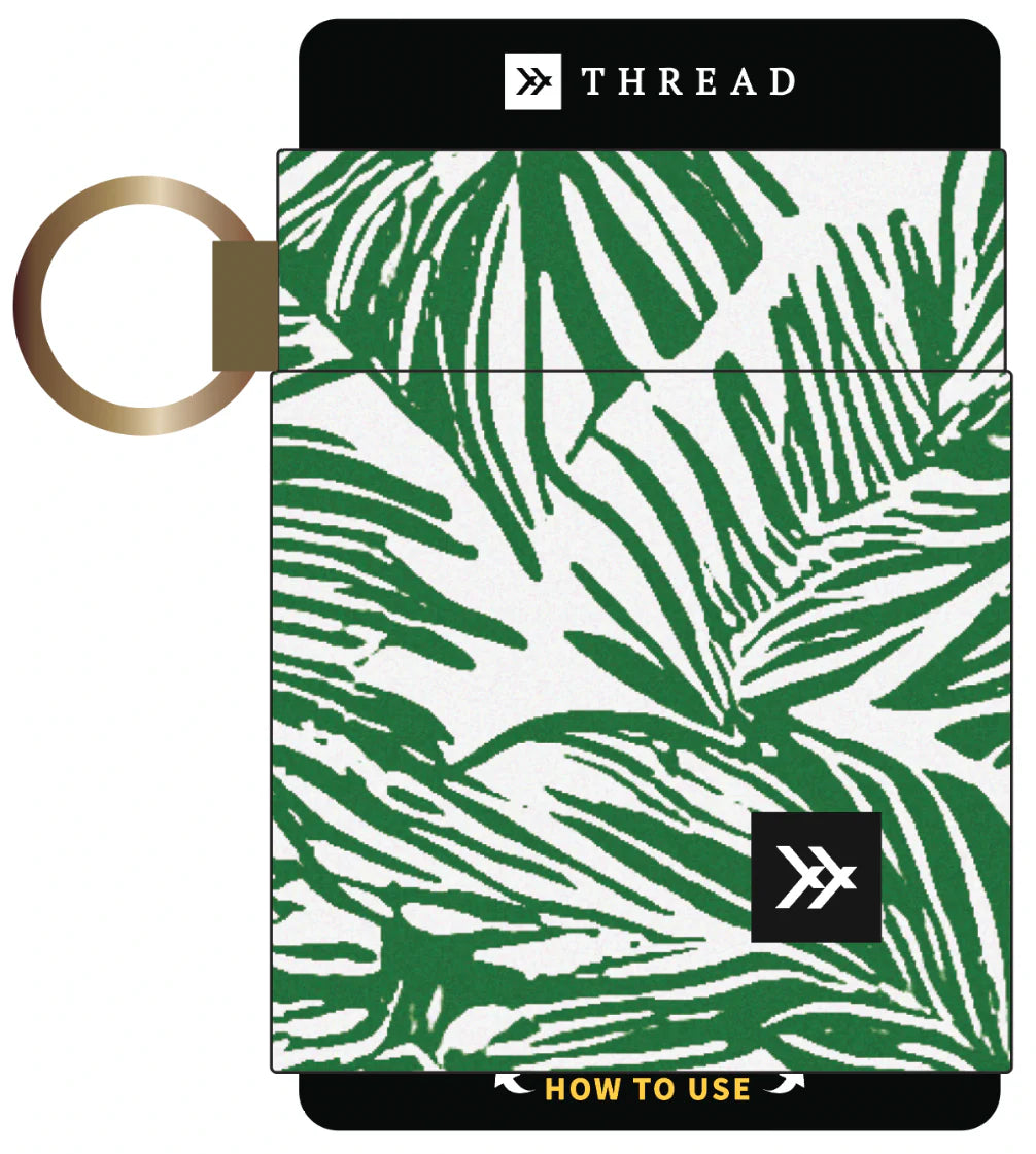 Portefeuille élastique à motifs palmiers de Floride