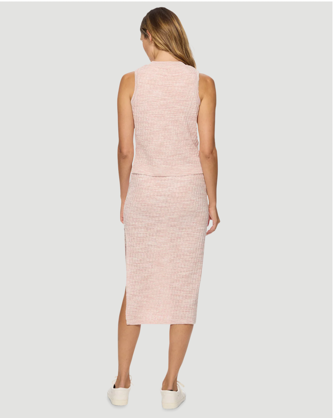 Flag & Anthem W Addison Tank Twofer Sweater Dress PINK