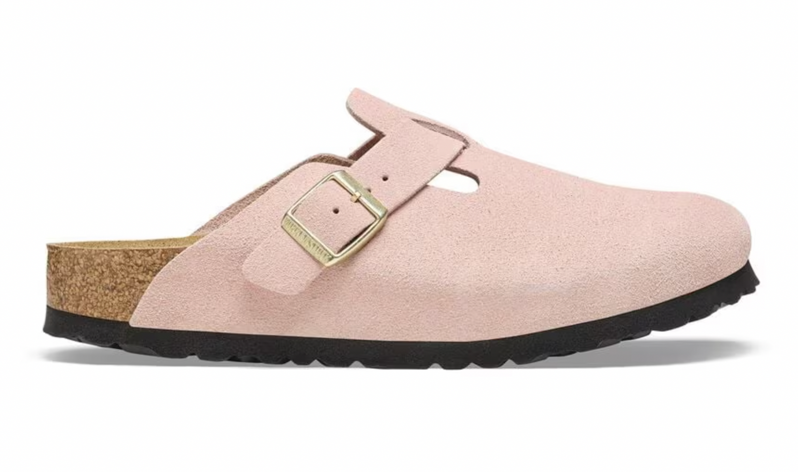 Birkenstock W Boston Suede LT ROSE - NARROW