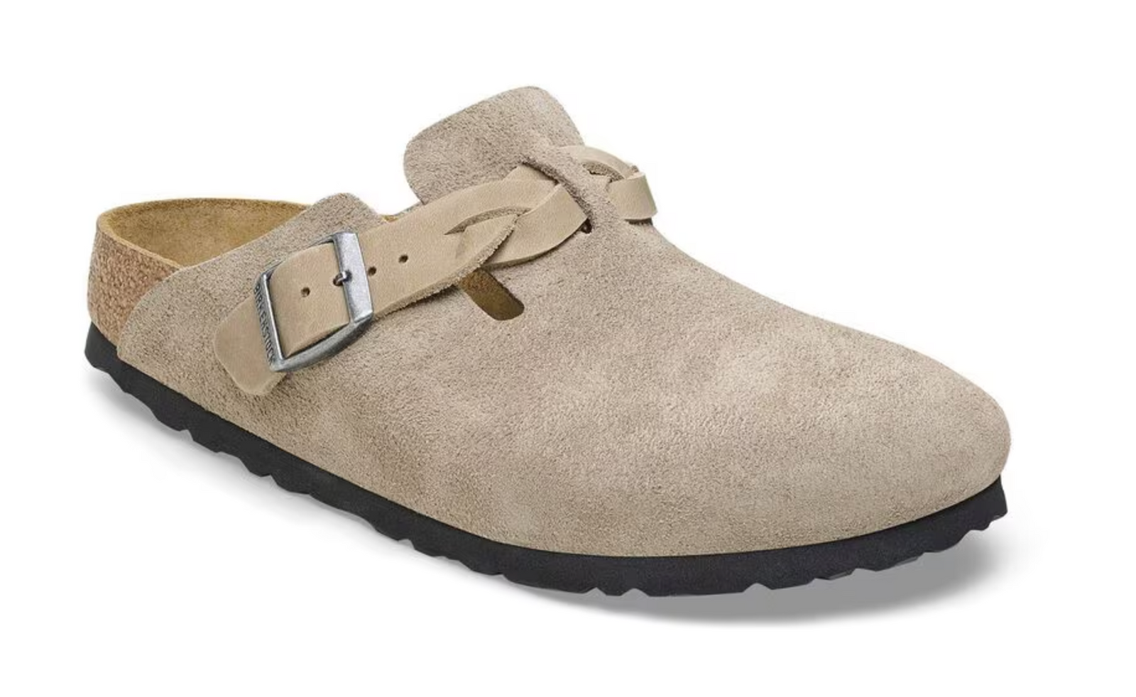 Birkenstock W Boston Braided TAUPE - NARROW