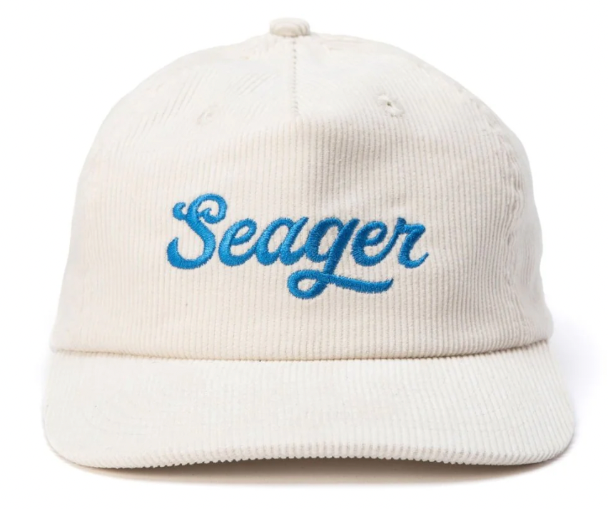 Seager Big Cord Snapback Hat CREAM