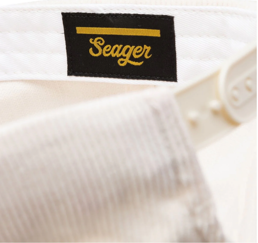 Seager Big Cord Snapback Hat CREAM