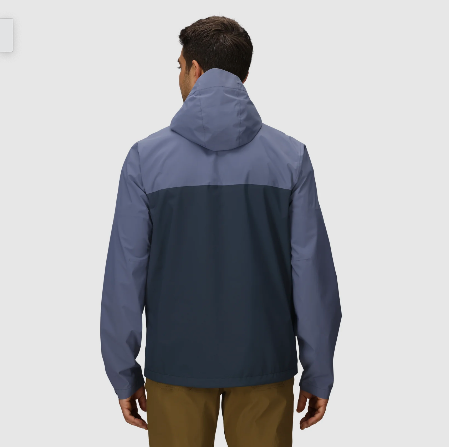 Outdoor Research M Stratoburst Stretch Rain Jacket SUMMIT / ATLANTIC