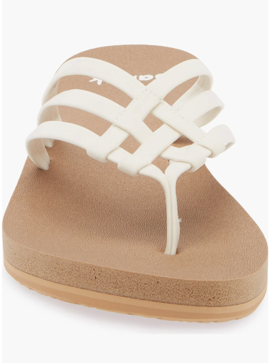 Sanuk W Yoga Sandy II TAN / WHITE