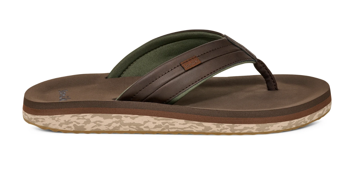 Sanuk M Tiderush DARK BROWN