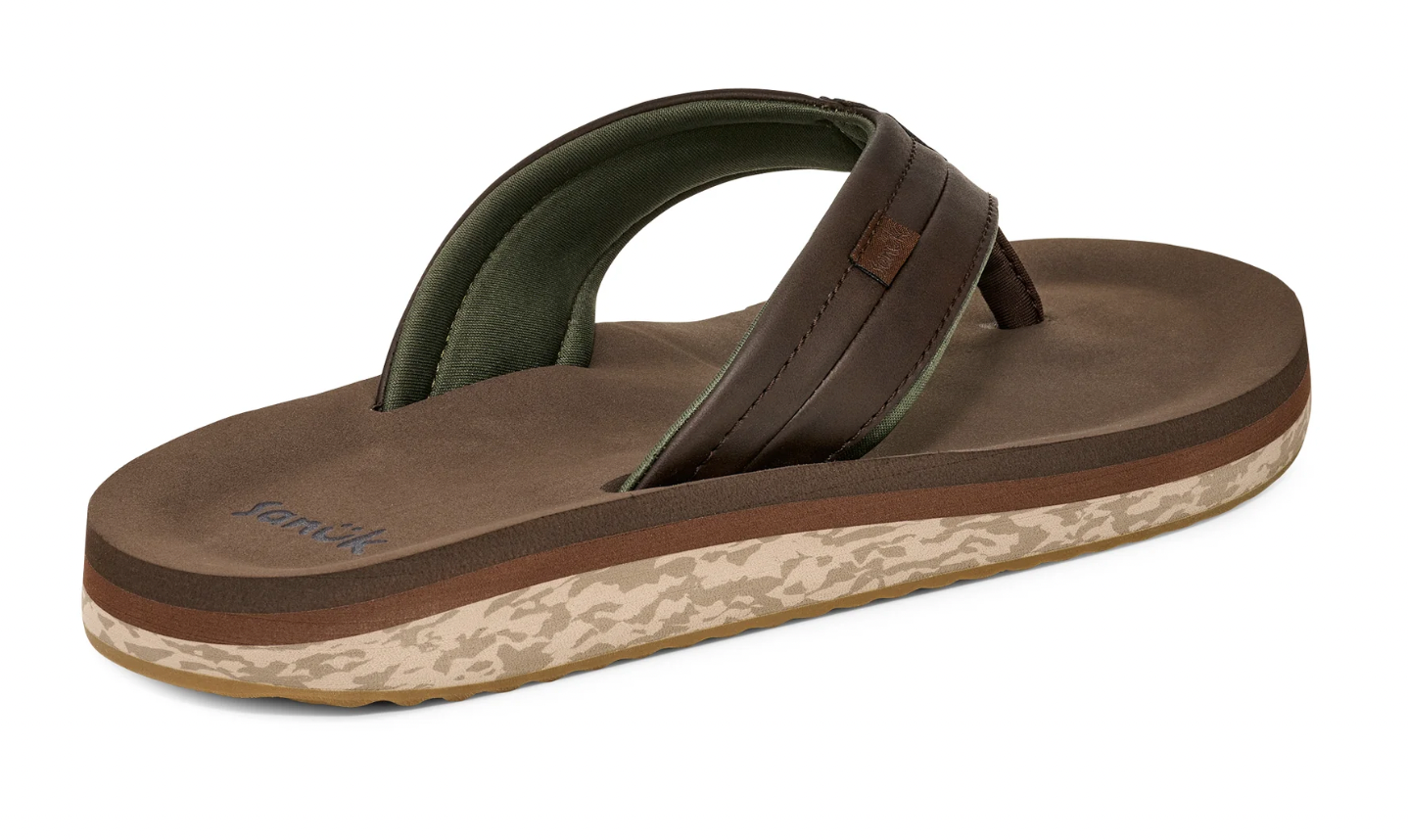 Sanuk M Tiderush DARK BROWN