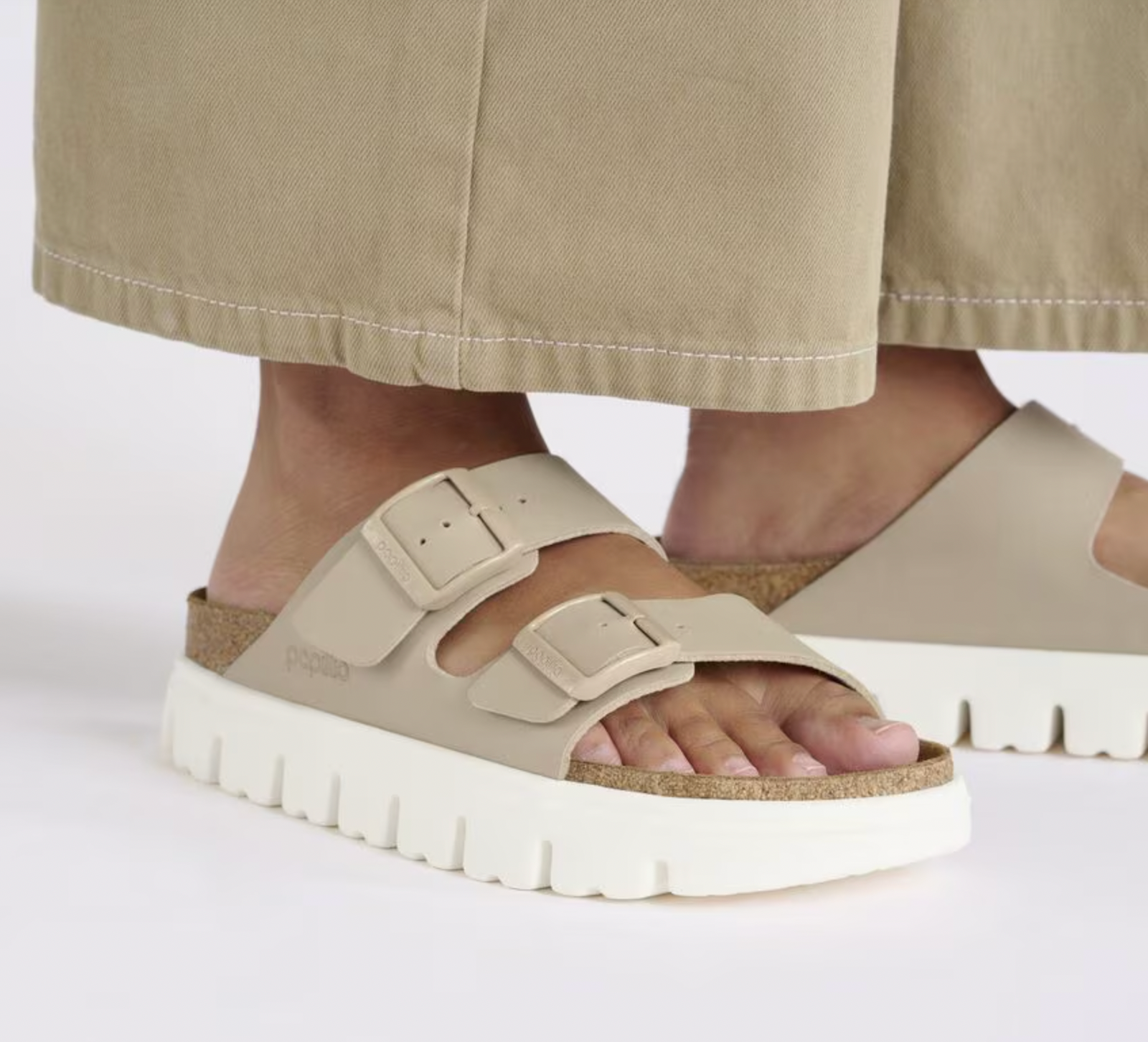 Birkenstock W Arizona Chunky SANDCASTLE - NARROW