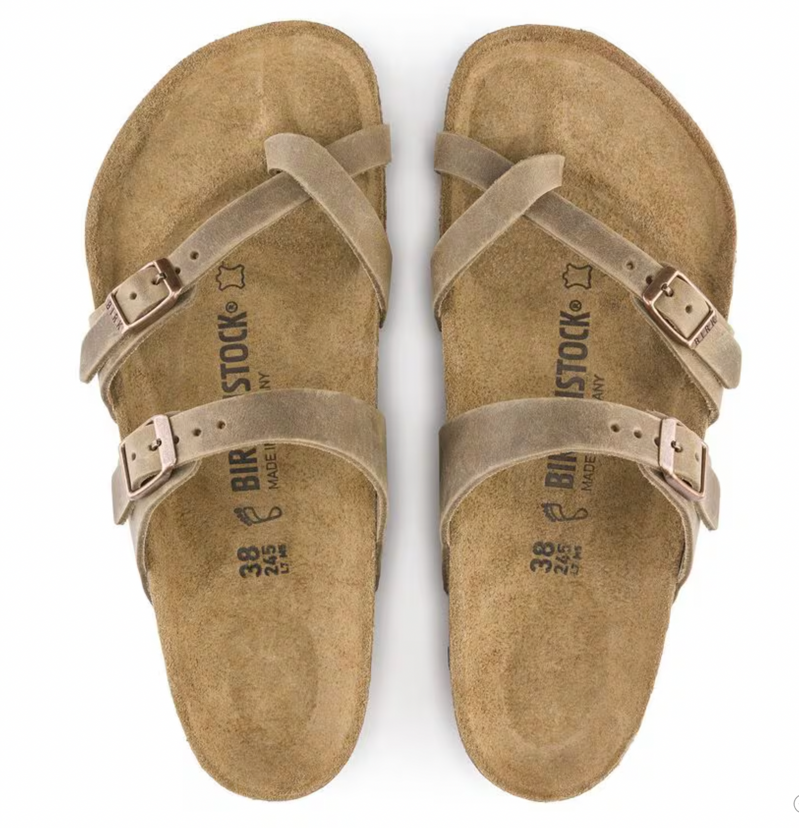 Birkenstock W Mayari Oiled Leather TOBACCO BROWN - REGULAR