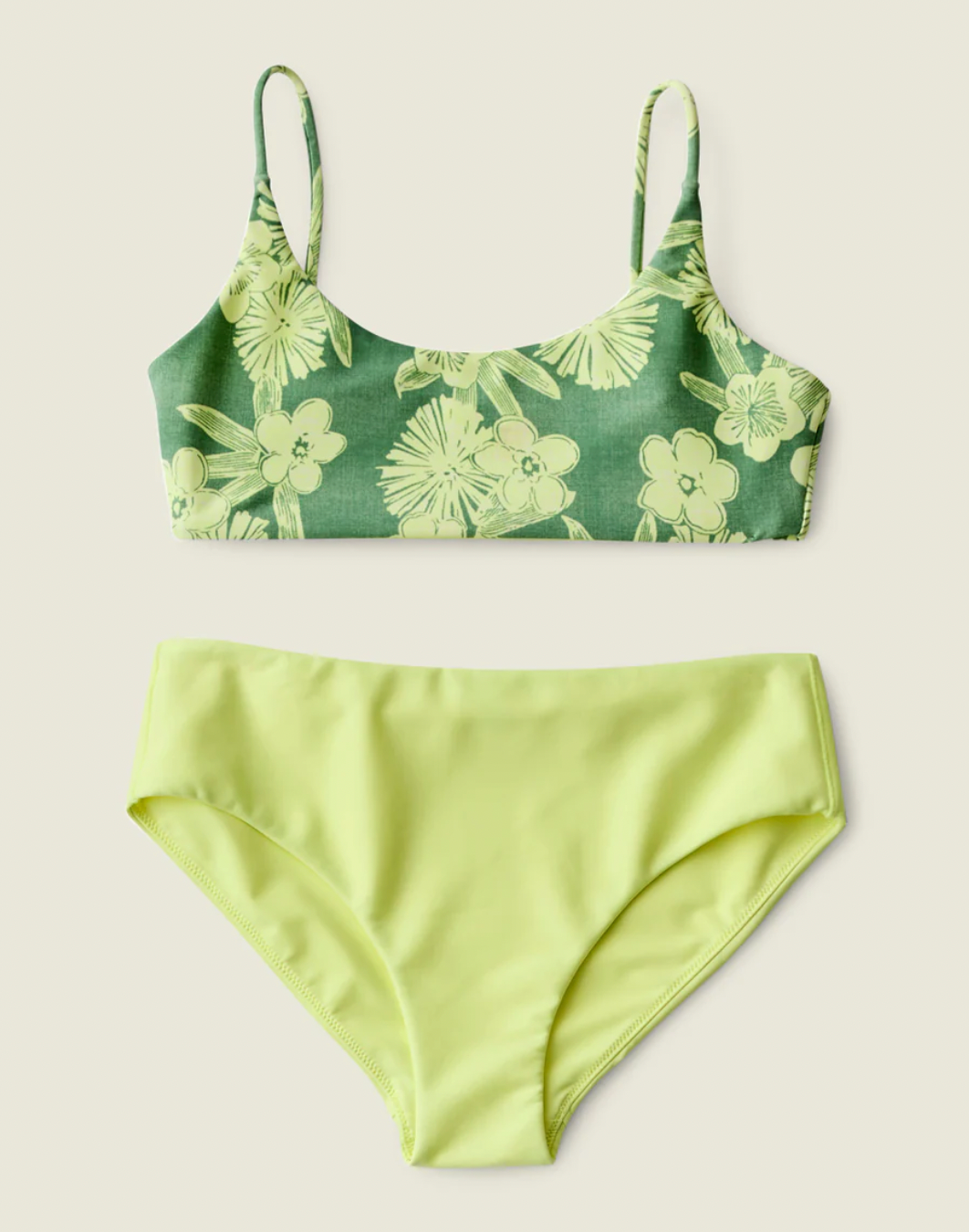 Carve Designs W Escondido Compression Reversible Top TIDE / LIMEADE