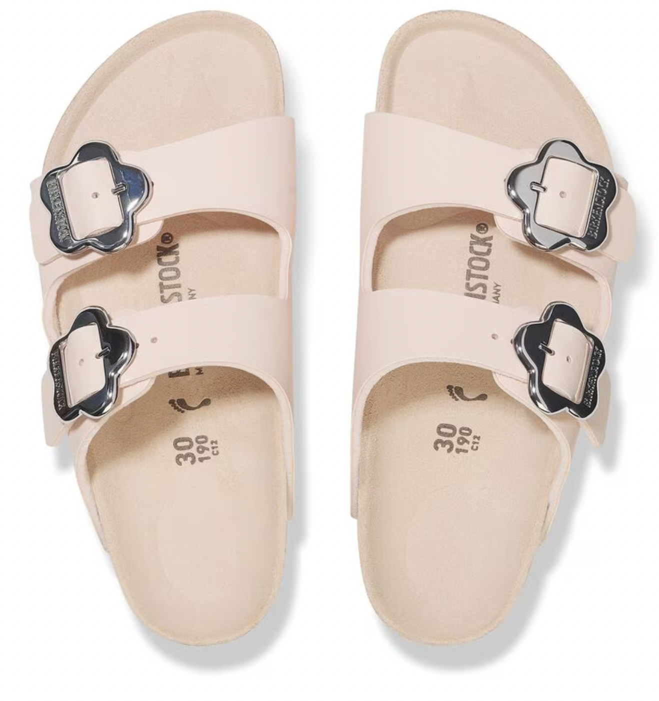 Birkenstock Kid's Arizona Flower Buckle BF LIGHT ROSE