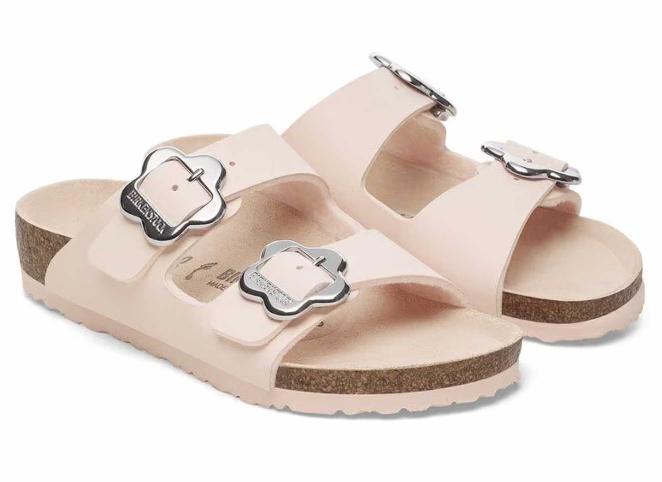 Birkenstock Kid's Arizona Flower Buckle BF LIGHT ROSE