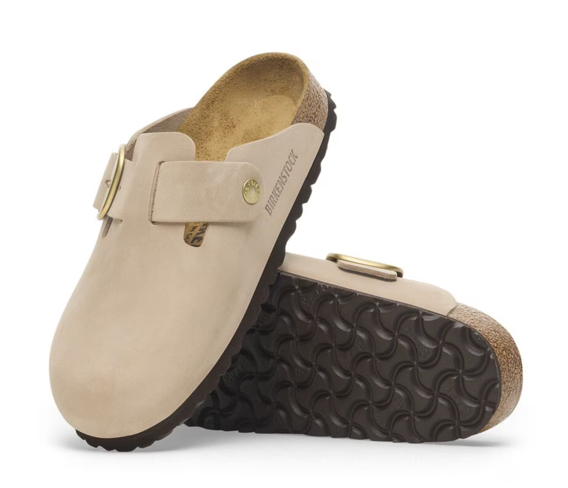 Birkenstock W Boston Big Buckle SANDCASTLE - NARROW