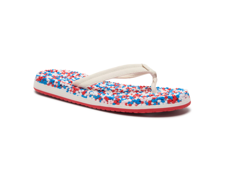 Sanuk W Bubblecush Flip Flop AMERICA