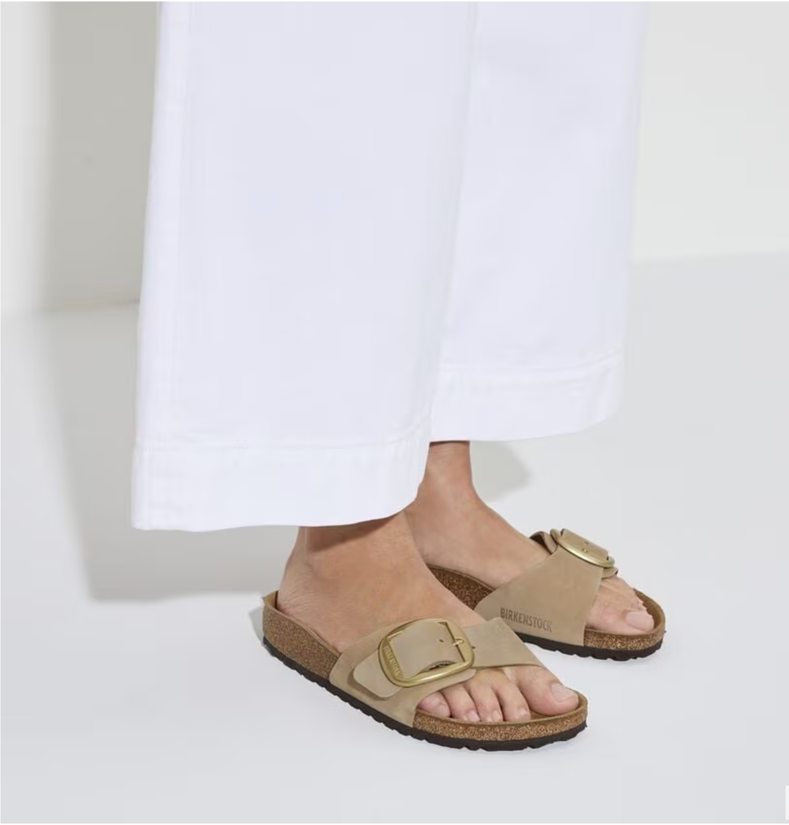 Birkenstock W Madrid Big Buckle SANDCASTLE - NARROW
