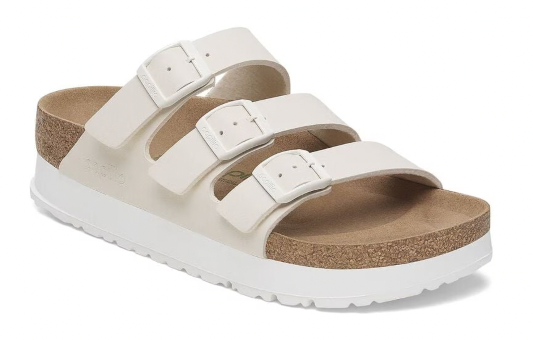 Birkenstock W Florida III Vegan Flex Platform EGGSHELL